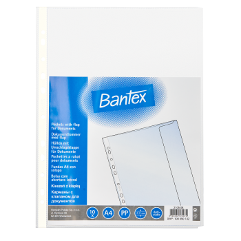 Obwoluta Bantex A4 z klapką 120mic